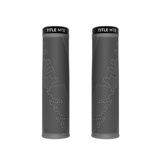 Grips Title MTB FORM Lock-On XL Grigio - coppia vista frontale