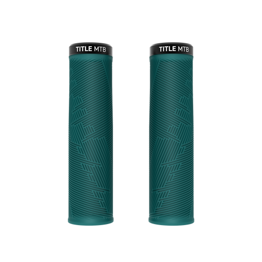 Grips Title MTB FORM Lock-On XL Turquoise - coppia vista frontale