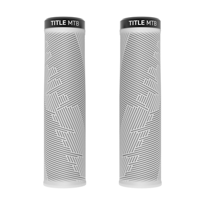 Grips Title MTB FORM Lock-On XL Bianco - coppia vista frontale