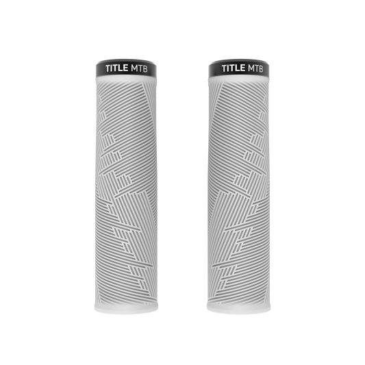 Grips Title MTB FORM Lock-On XL Bianco - coppia vista frontale