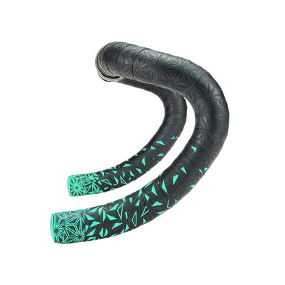 Nastro manubrio SUPACAZ SUPER STICKY KUSH STAR FADE Nero/Turchese