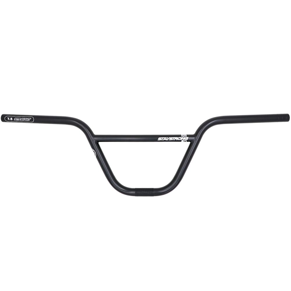Manubrio BMX STAYSTRONG Chevron Straight Race Black Ø22.2mm
