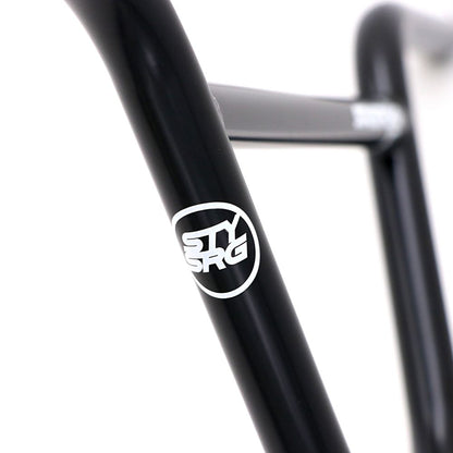 Manubrio BMX STAYSTRONG Chevron Straight Race Black Ø22.2mm