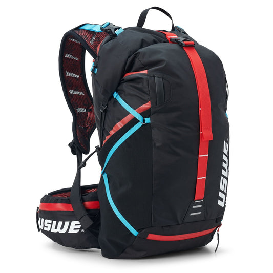 USWE HAJKER 18 L Zaino nero/rosso