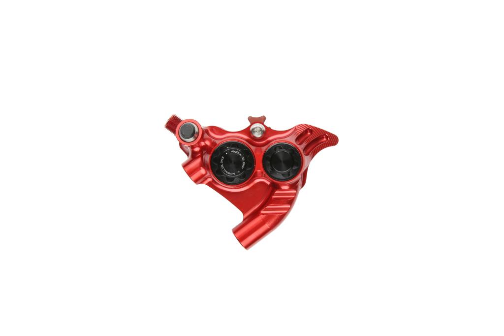 Pinza freno HOPE RX4+ SL FM 34 mm (+20) 4 pistoni rosso minerale