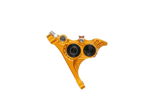 Pinza freno anteriore HOPE RX4+ SL FMF (+20) 70mm 4 pistoni DOT Orange