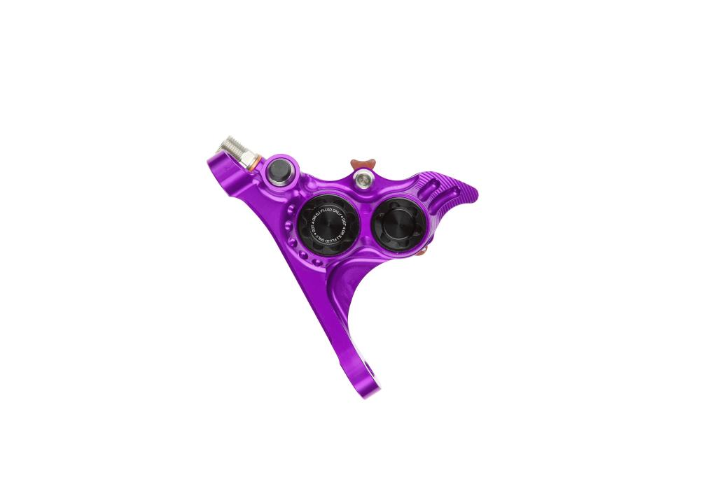 Pinza freno anteriore HOPE RX4+ SL FMF (+20) 70mm 4 pistoni DOT Violet