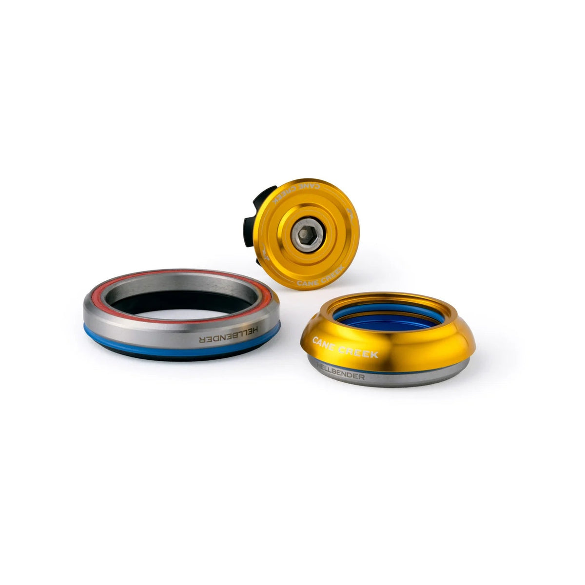 Serie sterzo integrata conica CANE CREEK Hellbender 70 1"1/8-1.5" IS42/IS52 oro