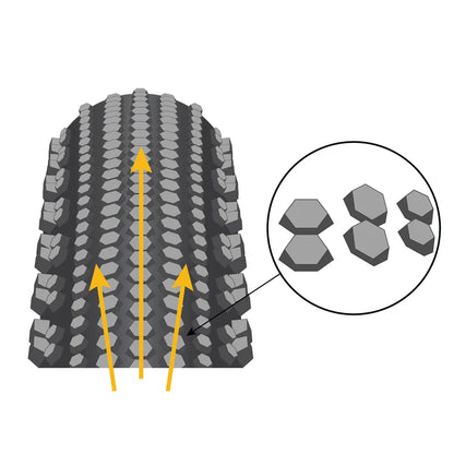 Pneumatico ENVE HEX CARAPACE 700c Tubeless Ready Beige