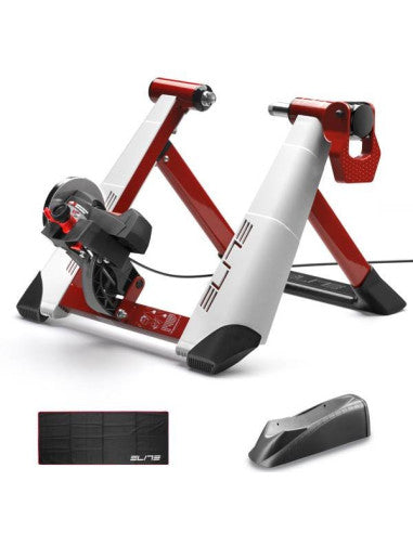 ELITE NOVO FORCE PACK — Panoramica del pacchetto con tappetino e supporto per la ruota