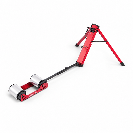 FEEDBACK SPORTS Omnium Over-Drive — Vista completa del rullo da allenamento senza bicicletta