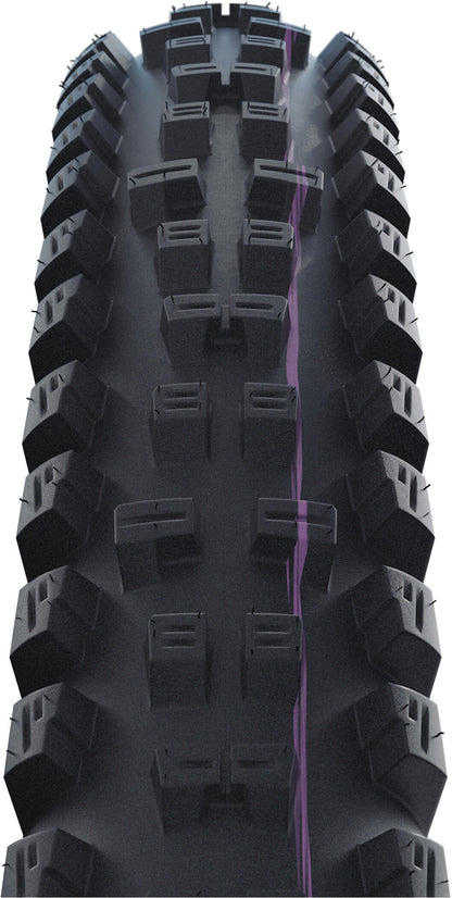 Pneumatico SCHWALBE TACKY CHAN 29x2.40 ADDIX ULTRASOFT SUPERDOWNHILL Tubeless Ready Pieghevole Nero