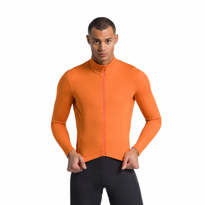 Giacca SPORTFUL CLASSIC 2 arancione, vista frontale su sfondo bianco