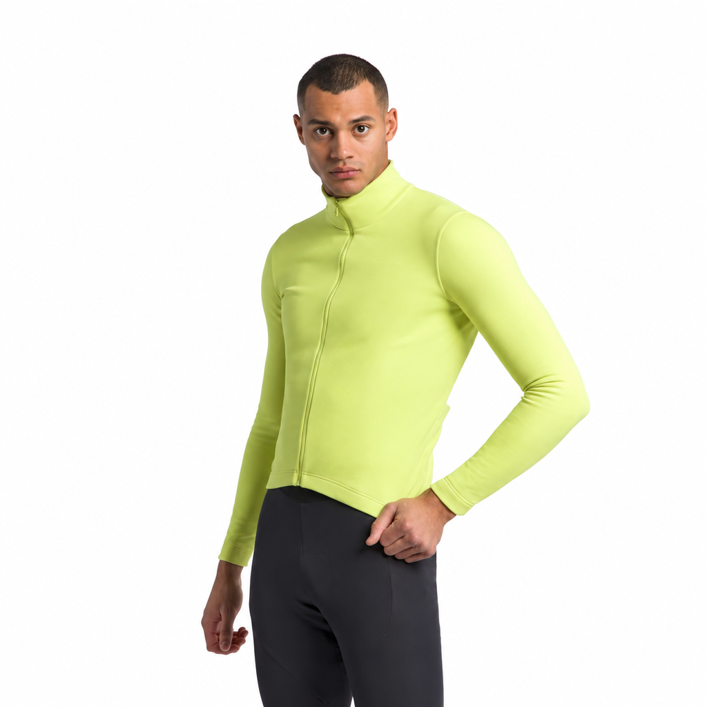 Giacca SPORTFUL CLASSIC 2 gialla, vista frontale su sfondo bianco