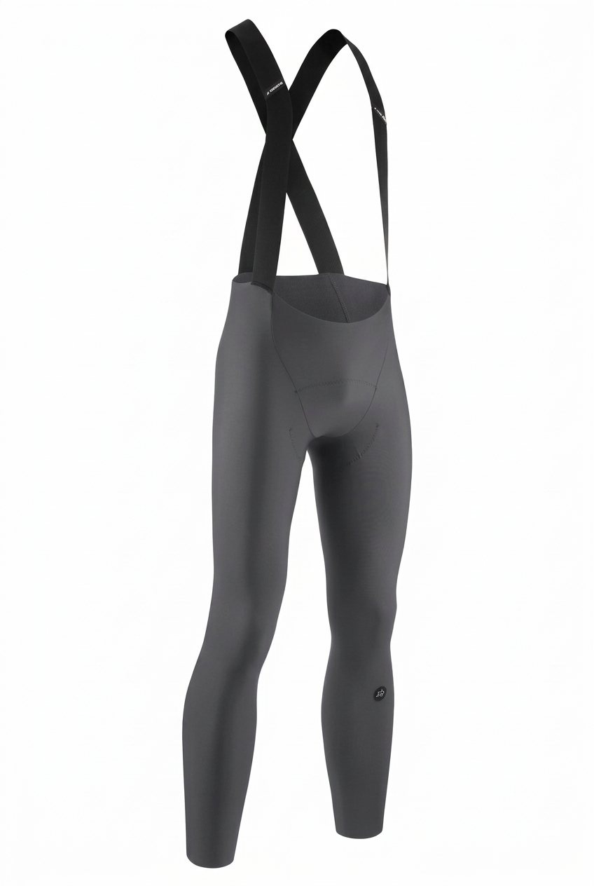 Salopette lunga con bretelle ASSOS MILLE GT SPRING FALL S11 grigia