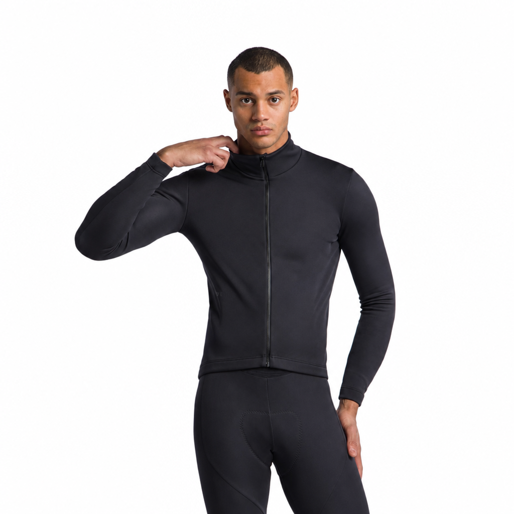 Giacca SPORTFUL CLASSIC 2 nera, vista frontale su sfondo bianco