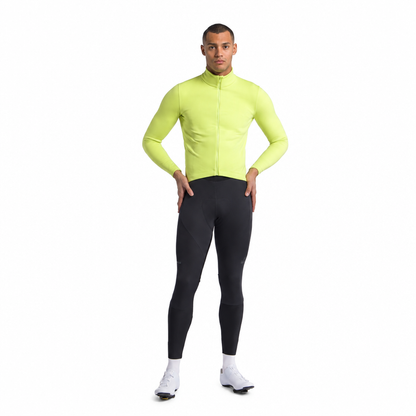 Giacca SPORTFUL CLASSIC 2 gialla, vista a figura intera su sfondo bianco