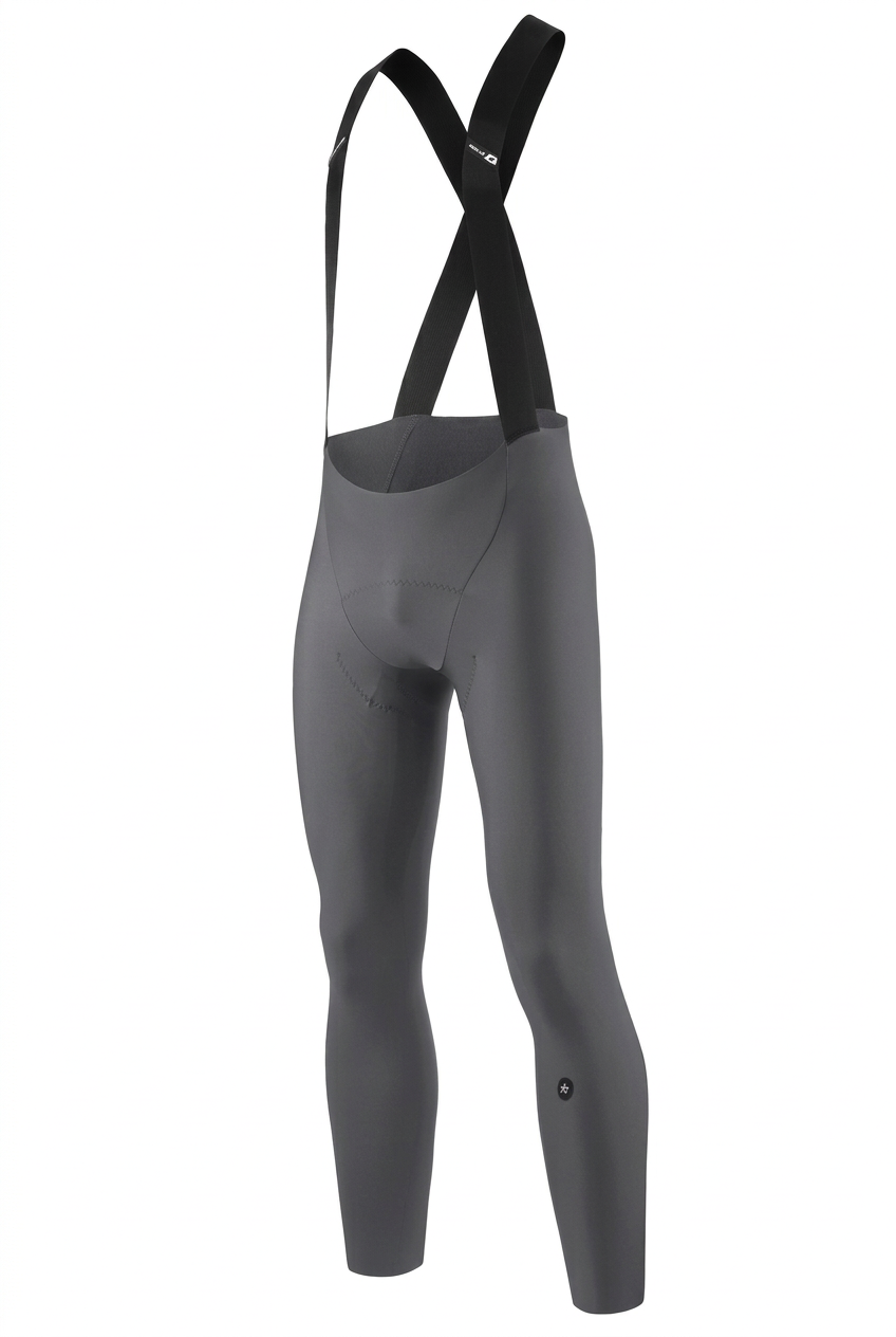 Salopette lunga con bretelle ASSOS MILLE GT SPRING FALL S11 grigia