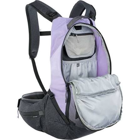 Zaino con protezione dorsale EVOC TRAIL PRO 16L viola