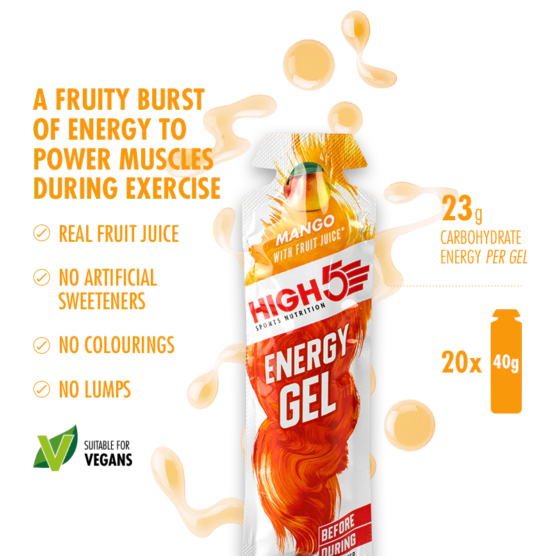High5 ENERGY GEL Confezione (20x23g) Gusti misti