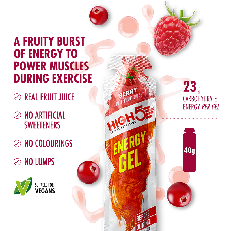 High5 ENERGY GEL Confezione (20x23g) Gusti misti