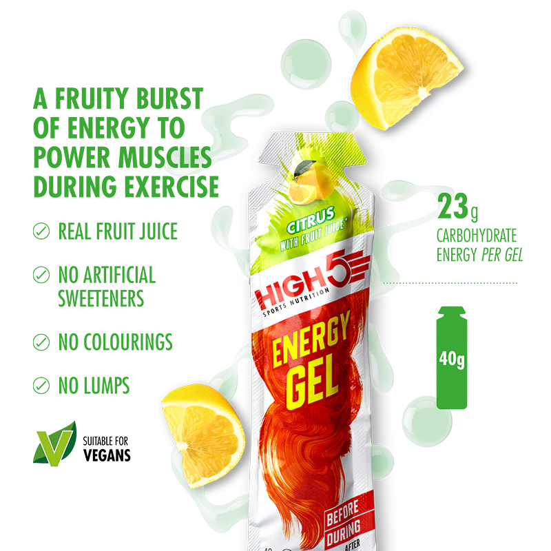 High5 ENERGY GEL Confezione (20x23g) Gusti misti