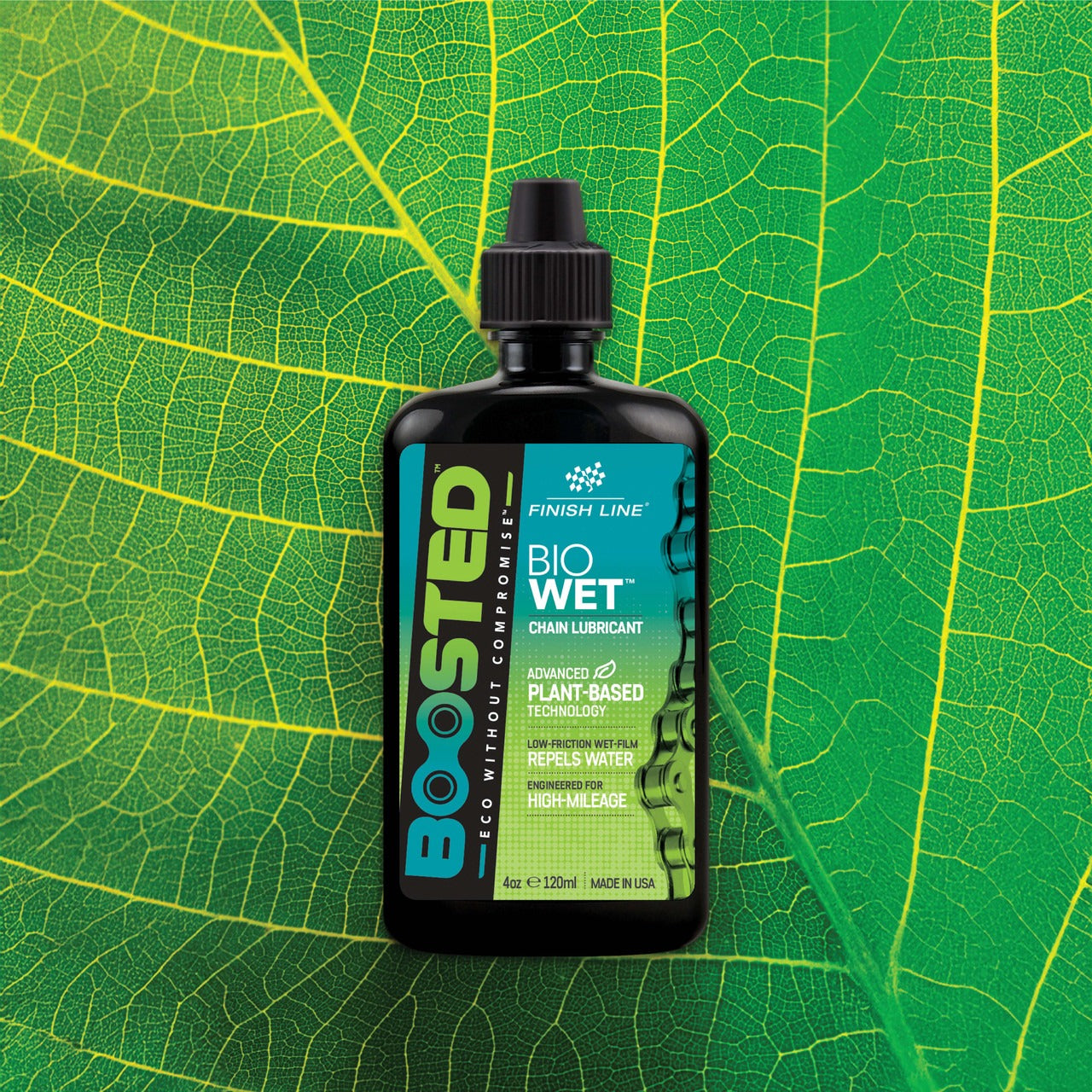 FINISH LINE BOOSTED™ BIO WET Lubrificante per catene (60 ml)