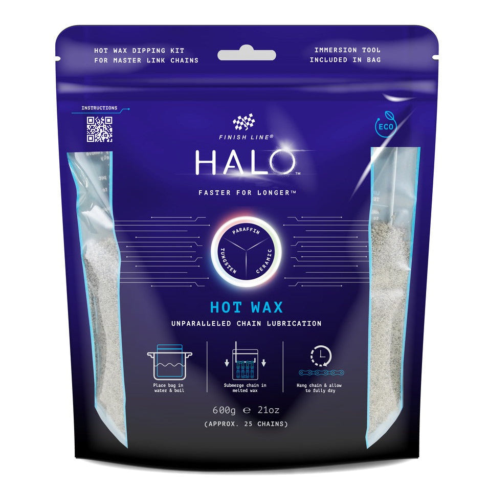 HALO WAX FINISH LINE Lubrificante per catene Granuli di cera a caldo (600 g)