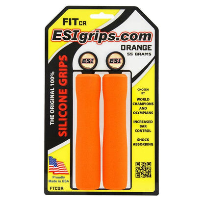 Grips ESI FIT CR (CHUNKY/RACER'S EDGE COMBO) 130 mm Arancione