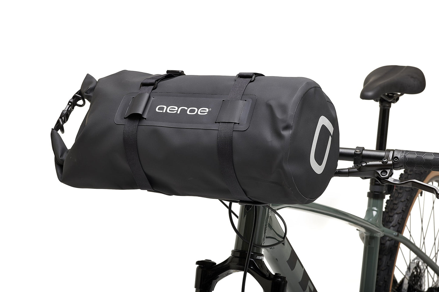 AEROE 12L Borsa impermeabile nera robusta