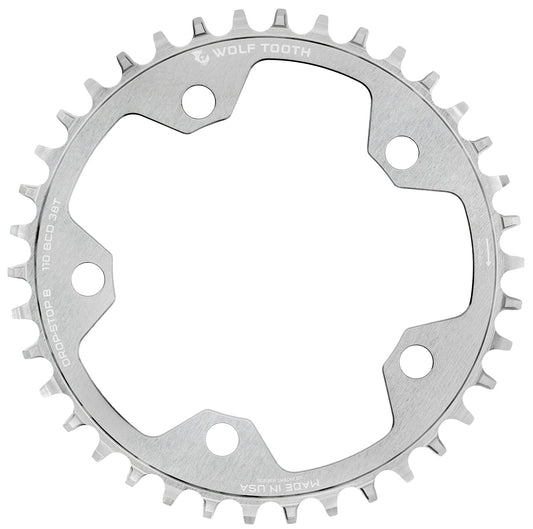 WOLF TOOTH DROP-STOP B GRAVEL/CX 110 mm Raw Silver Mono Deck