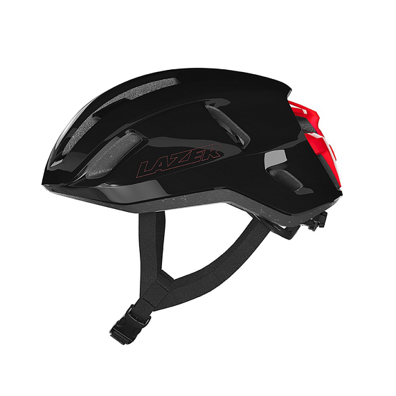 Casco da strada LAZER SPHERE KINETICORE Nero/Rosso