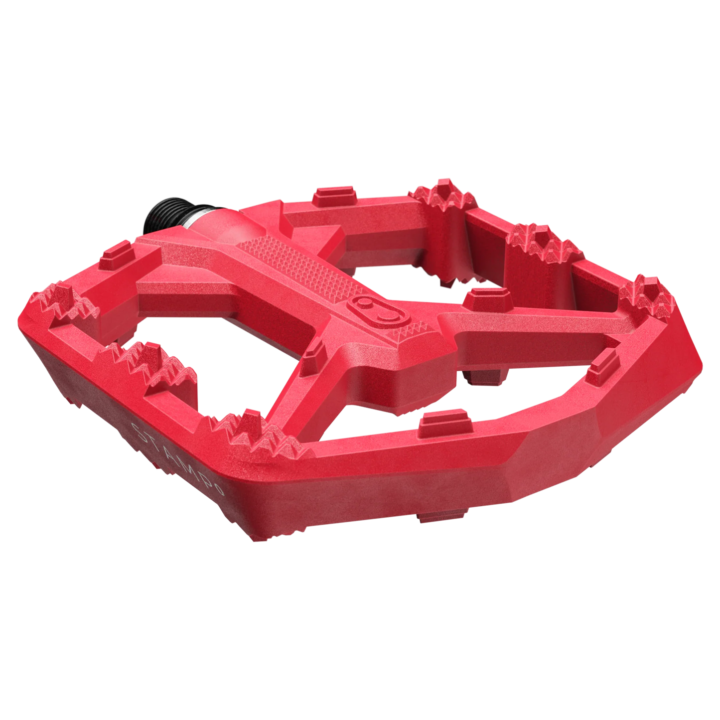 CRANKBROTHERS STAMP 0 Pedali piatti piccoli Rosso