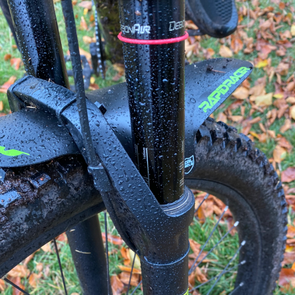 RRP EnduroGuard Parafango grande (forcelle da 120 a 200 mm) Nero/Giallo