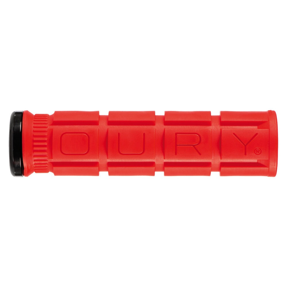 Manopole rosse OURY SB3 Lock-on V2 135mm