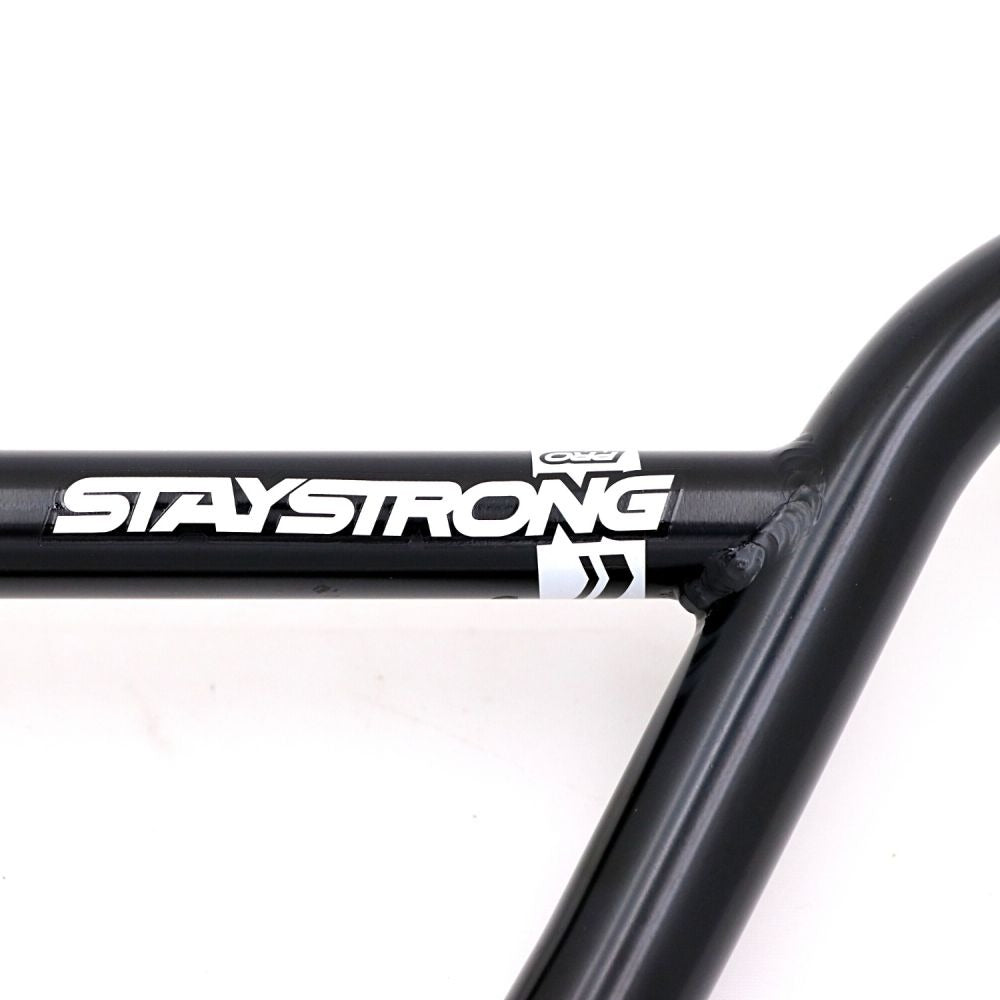 Manubrio BMX STAYSTRONG Chevron Cruiser V2 Black Ø22.2mm