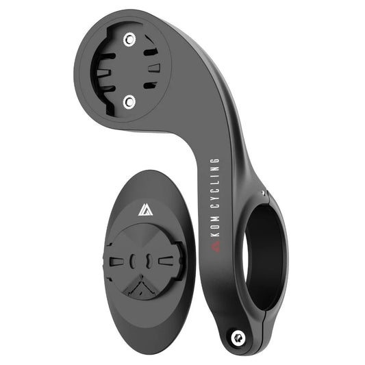 Kit supporto per smartphone da manubrio KOM CYCLING — supporto e adattatore, vista frontale