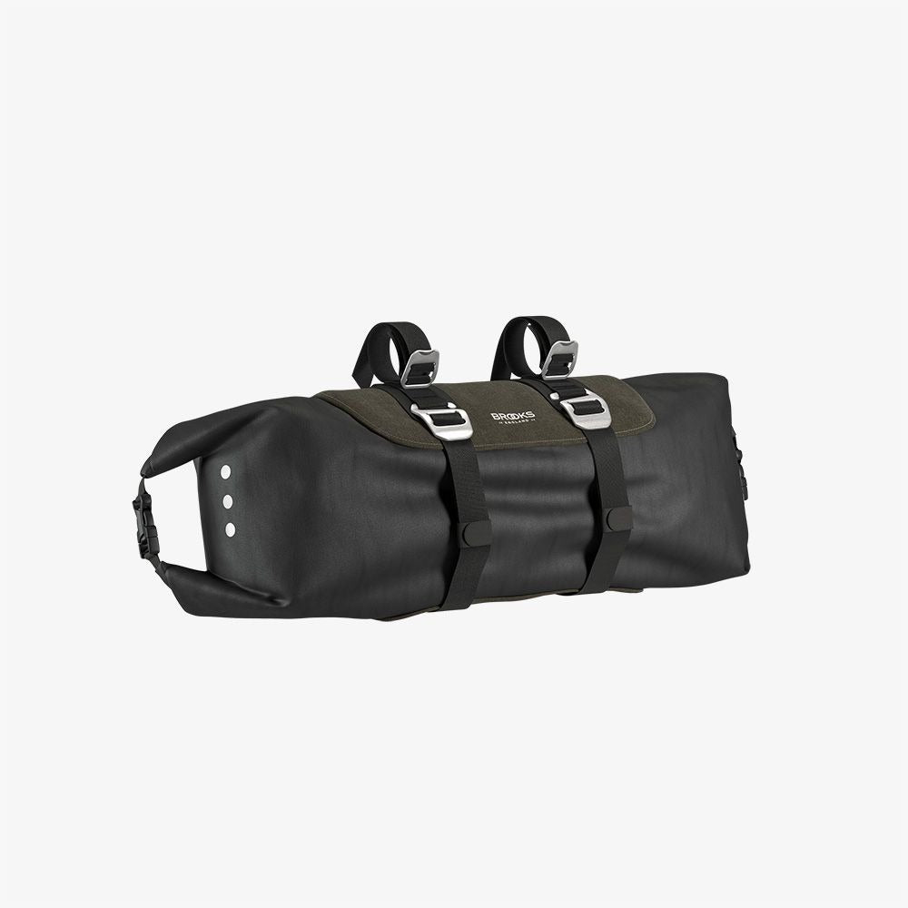 BROOKS SCAPE ROLL Borsa da manubrio verde