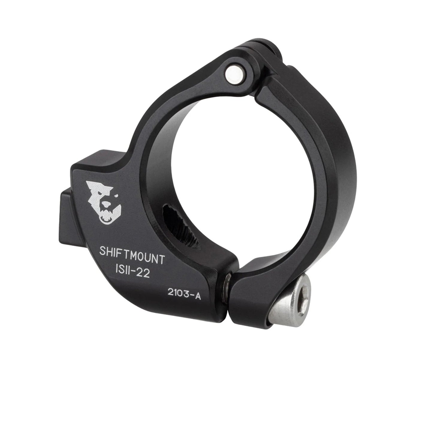 Adattatore di montaggio WOLF TOOTH ShiftMount ISEV- 22 Cambio Shimano I-SPEC II > 22 mm Manubrio