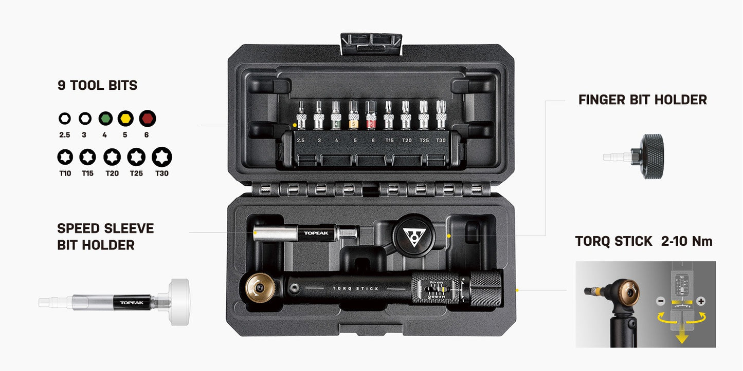 Chiave dinamometrica Torq TOPEAK STICK PRO (2-10 Nm)