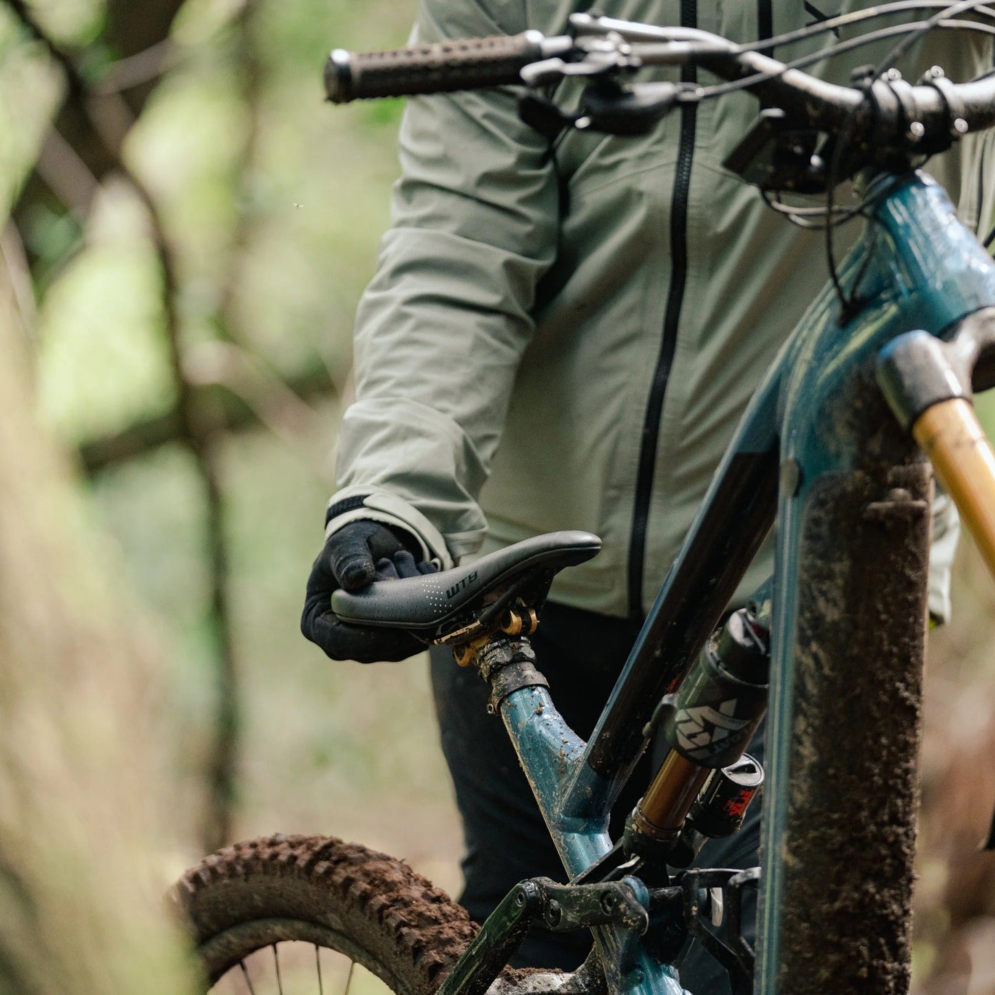 WTB DEVO W/PICKUP Sella con binari in titanio