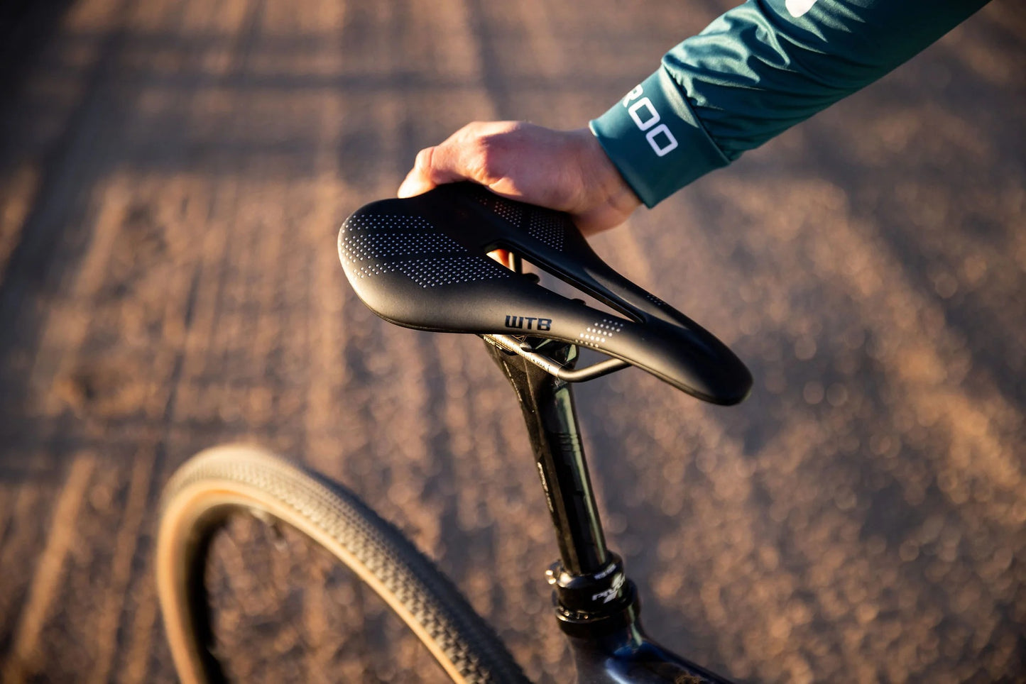 WTB GRAVELIER 140 mm Sella con binari in acciaio inox nero