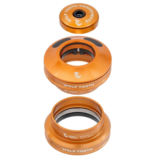 WOLF TOOTH EC44 Arancione Cuffia Semi-Integrata