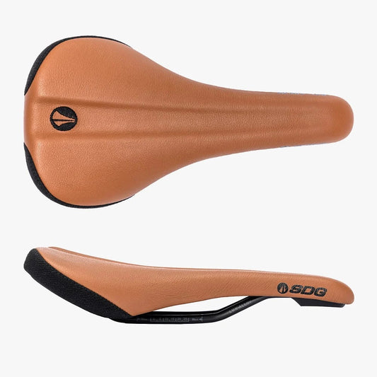 Sella SDG BEL-AIR V3 in pelle con binari Lux-Alloy