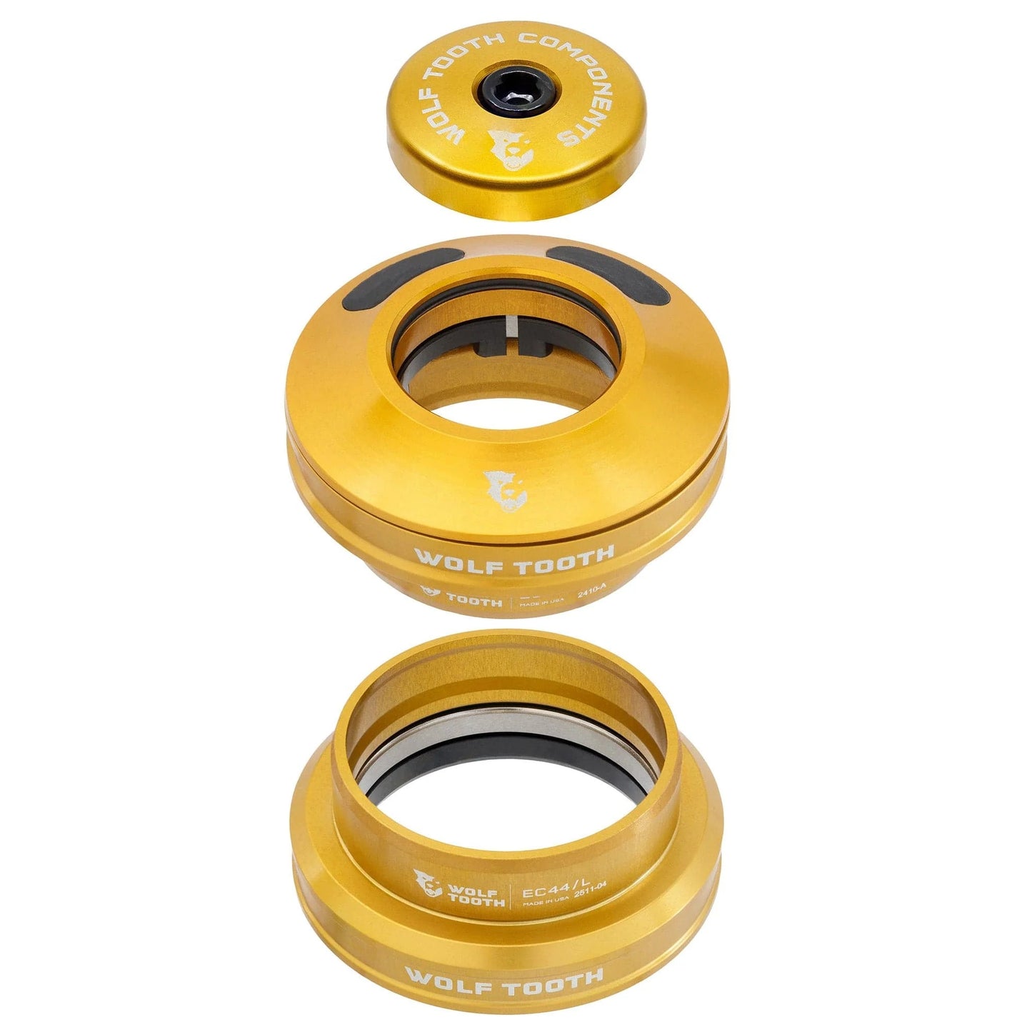 WOLF TOOTH EC44 Cuffia semi-integrata in oro