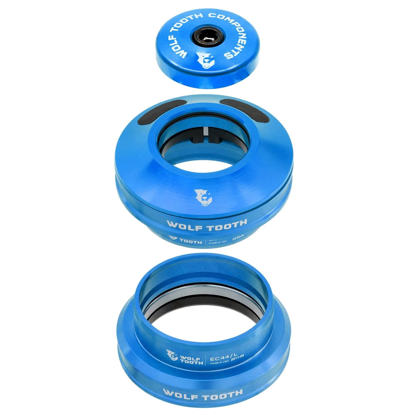 WOLF TOOTH EC44 Cuffia semi-integrata blu
