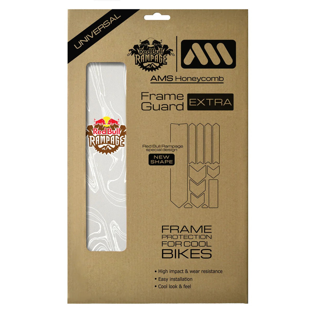 ALL MOUNTAIN STYLE EXTRA Protezione telaio Red Bull Rampage Ridgeline Bianco