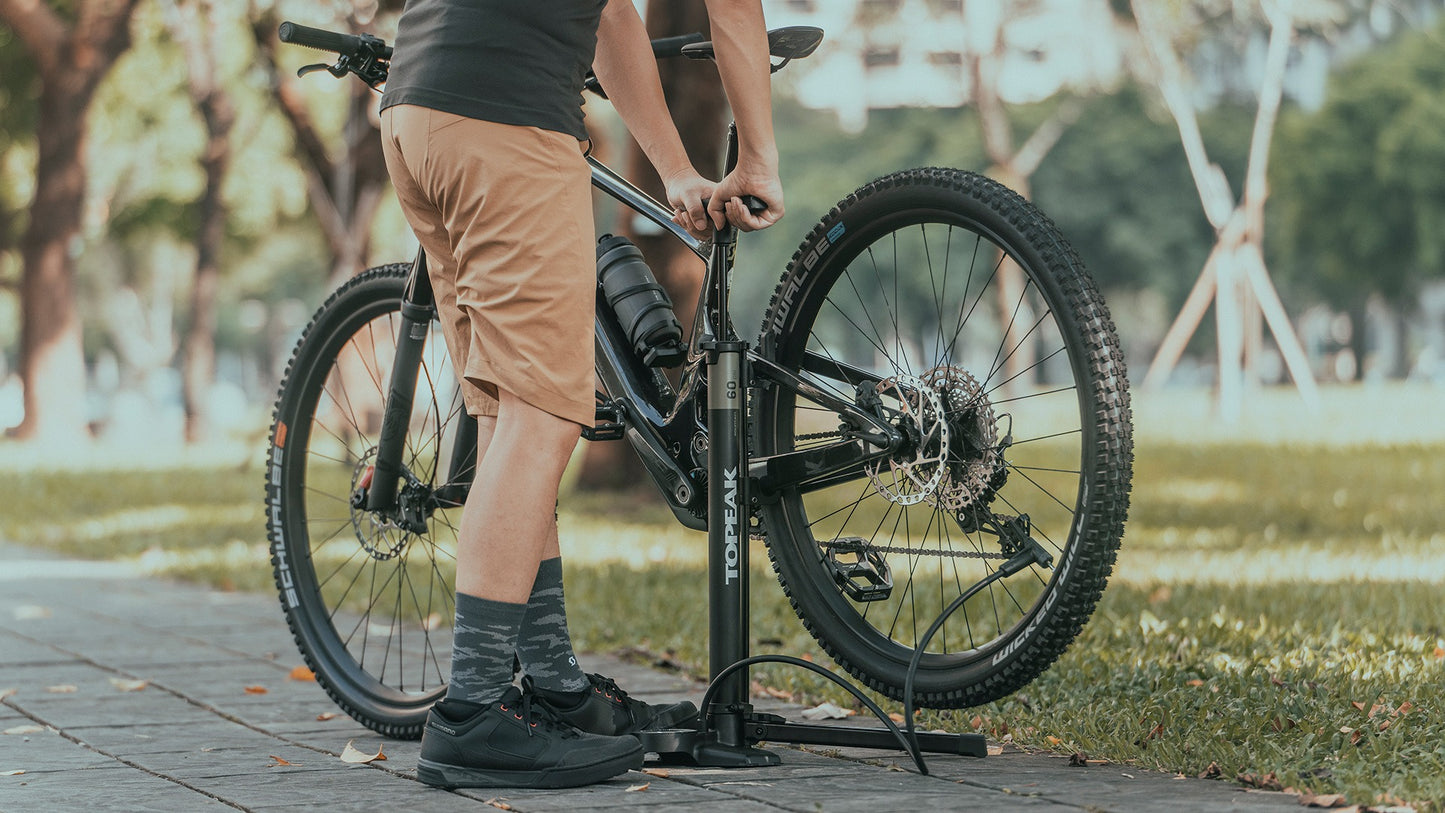 Pompa a pedale TOPEAK JOE BLOW MOUTAIN EX Nero