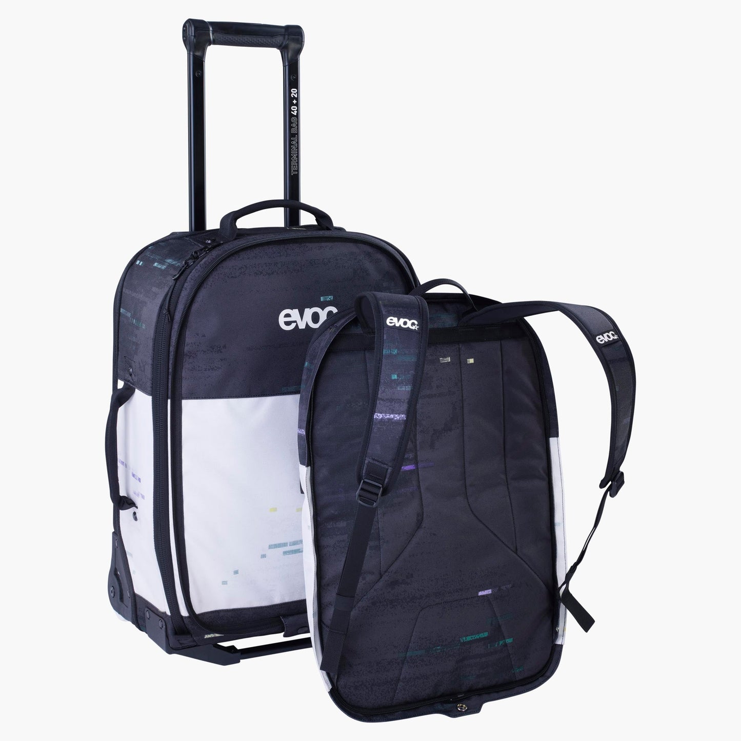 EVOC Trolley 40L +20L Nero/bianco