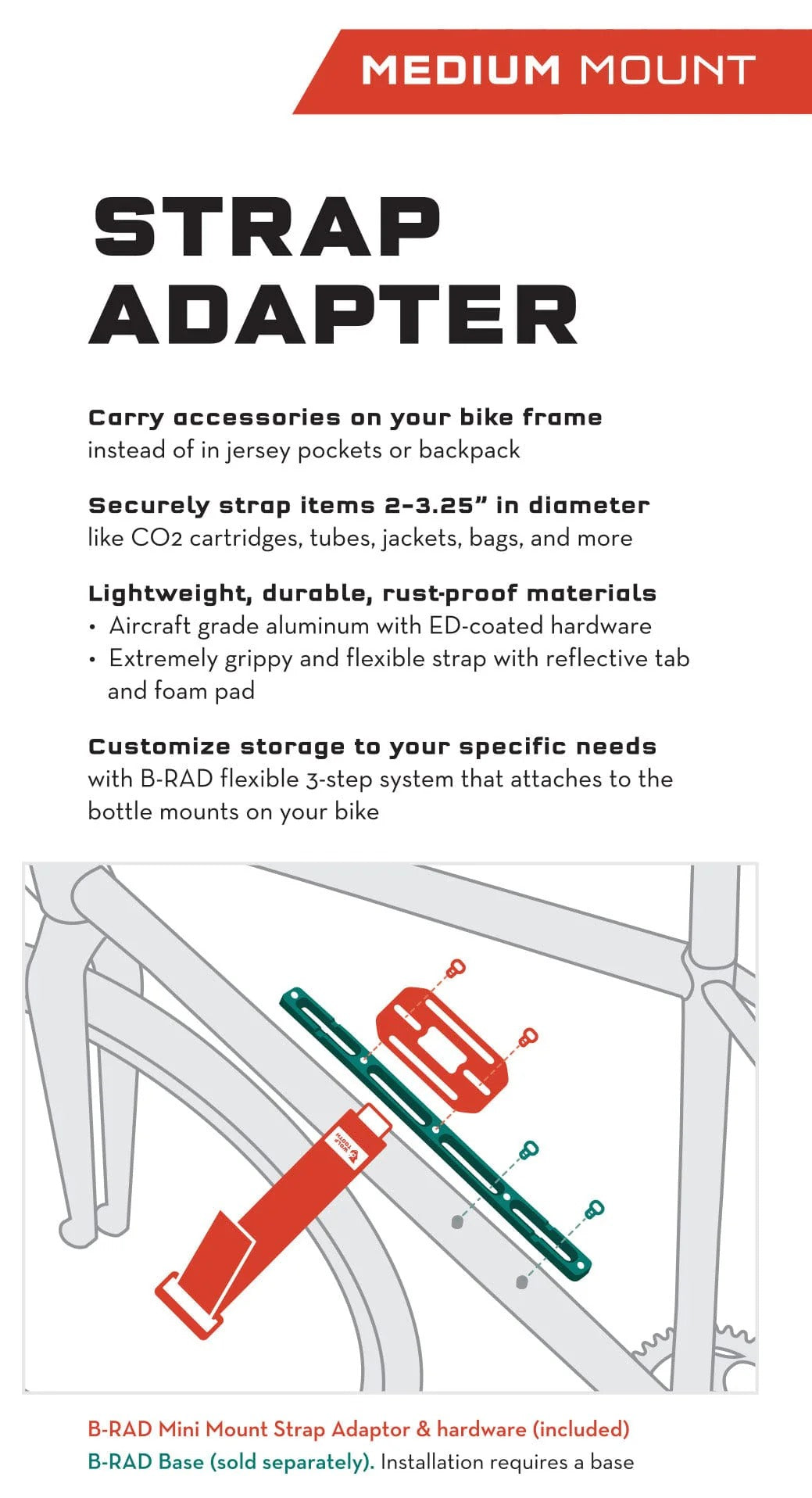Accessorio per cinturino e supporto Wolf Tooth